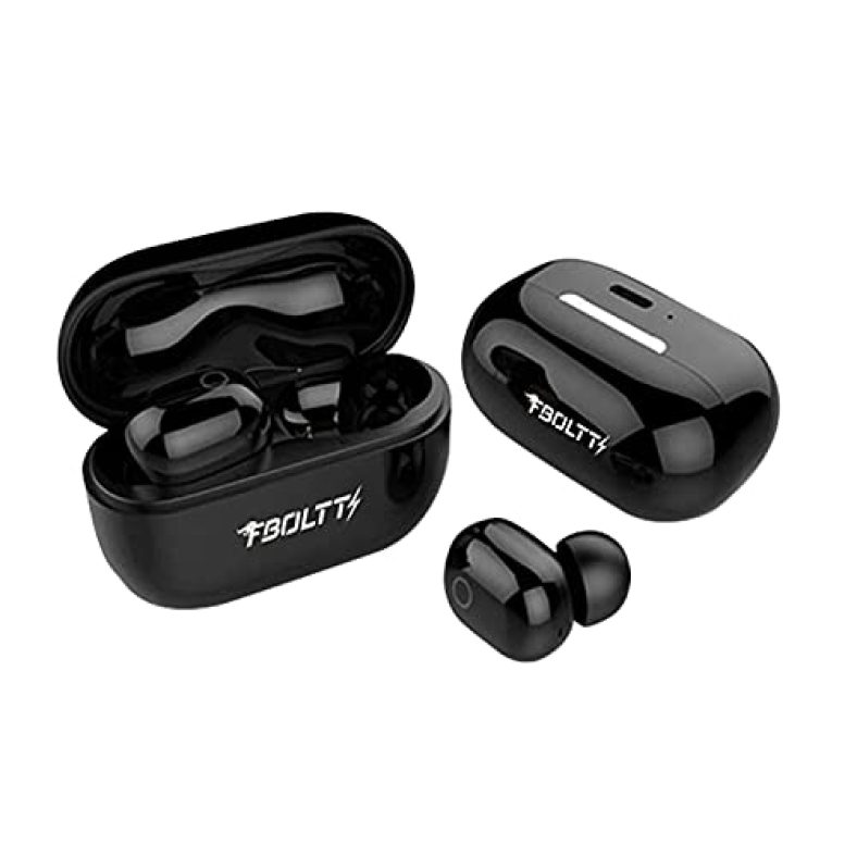 Fire-Boltt Buds Be1400 Truly Wireless Bluetooth In Ear Earbuds With Mic (Black)