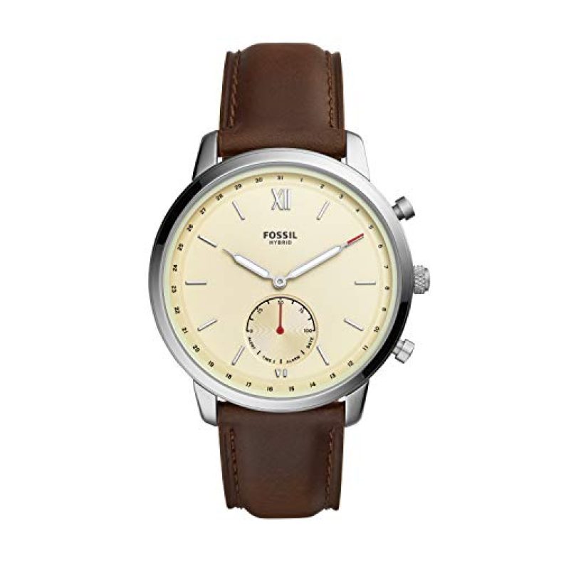 Fossil Neutra Hybrid Analog Yellow Dial Men’S Watch-Ftw1177