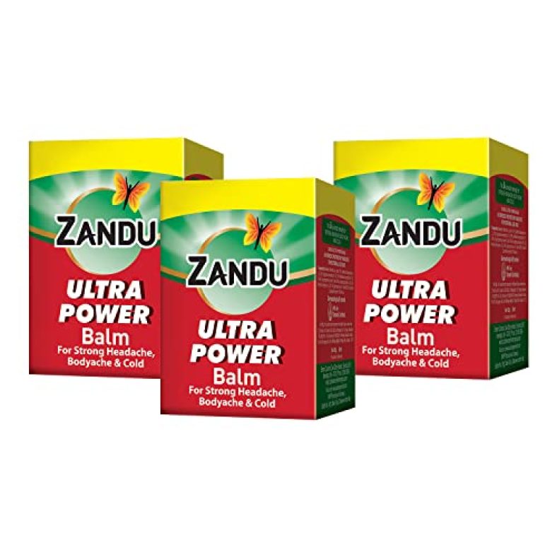 Zandu Ultra Power Balm 25Ml – Pack Of 3