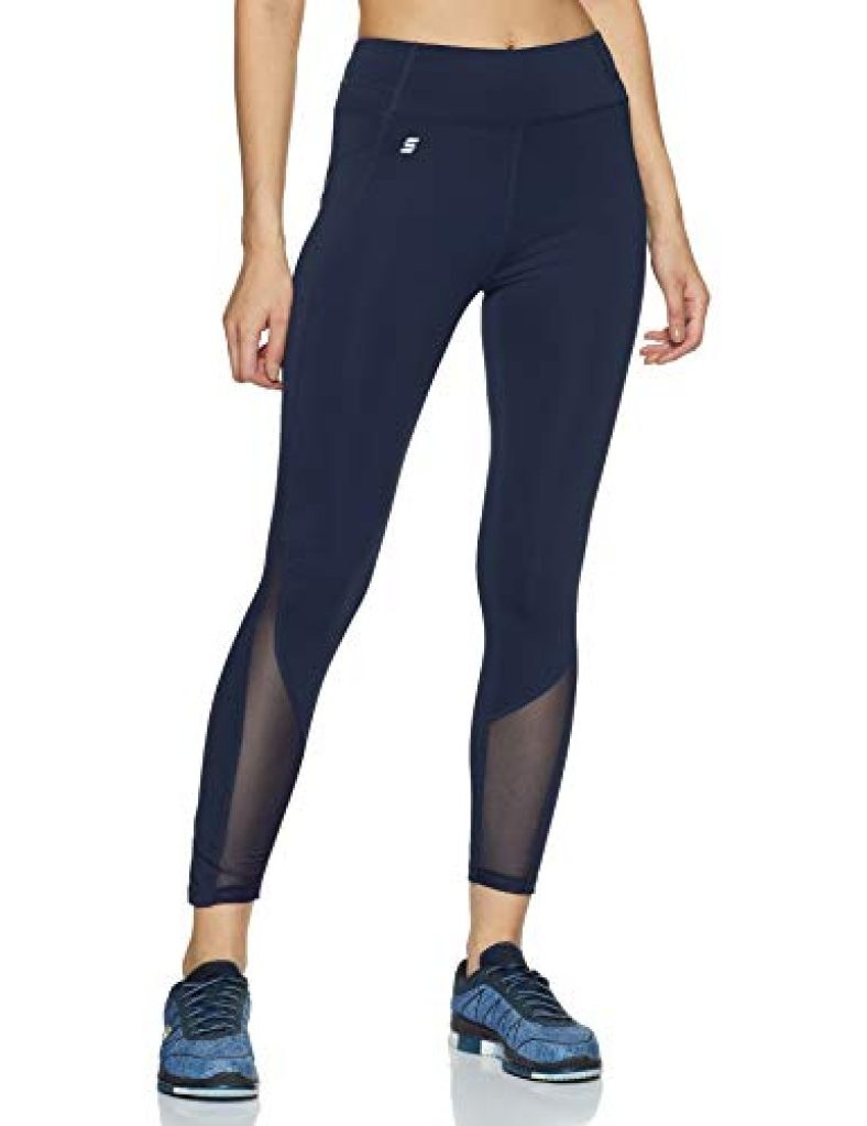 Amazon Brand – Symactive Women’S Fitted Sports Leggings (Symact-Lg03_Navy1_Small)