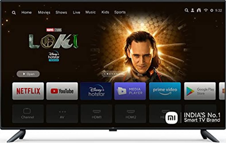 Mi 125.7 Cm (50 Inches) 4K Ultra Hd Android Smart Led Tv 4X | L50M5-5Ain (Black)