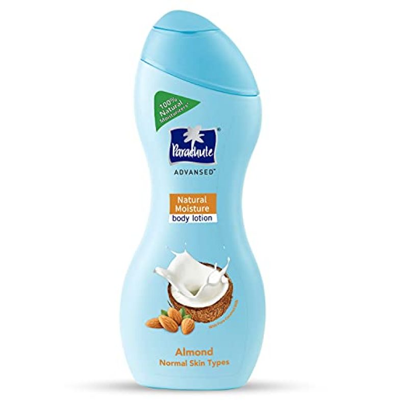Parachute Advansed Natural Moisture Body Lotion,With Almond,Nourished & Hydrated Skin,250 Ml
