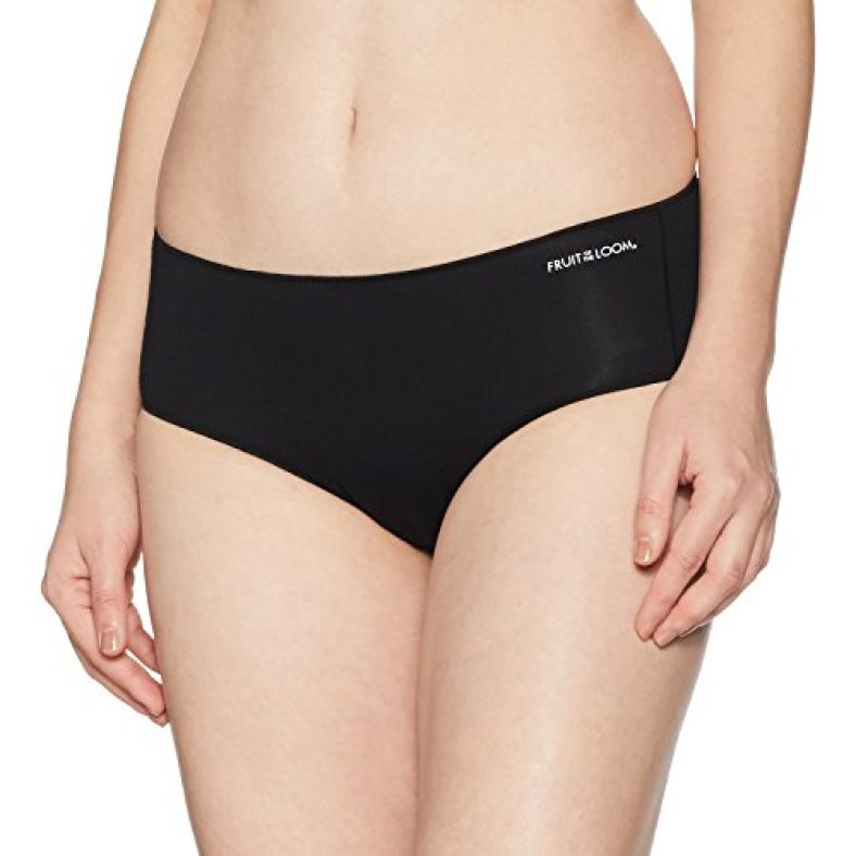 Fruit Of The Loom Women’S Plain/Solid Hipster (Fhps04_Black Beauty_M)