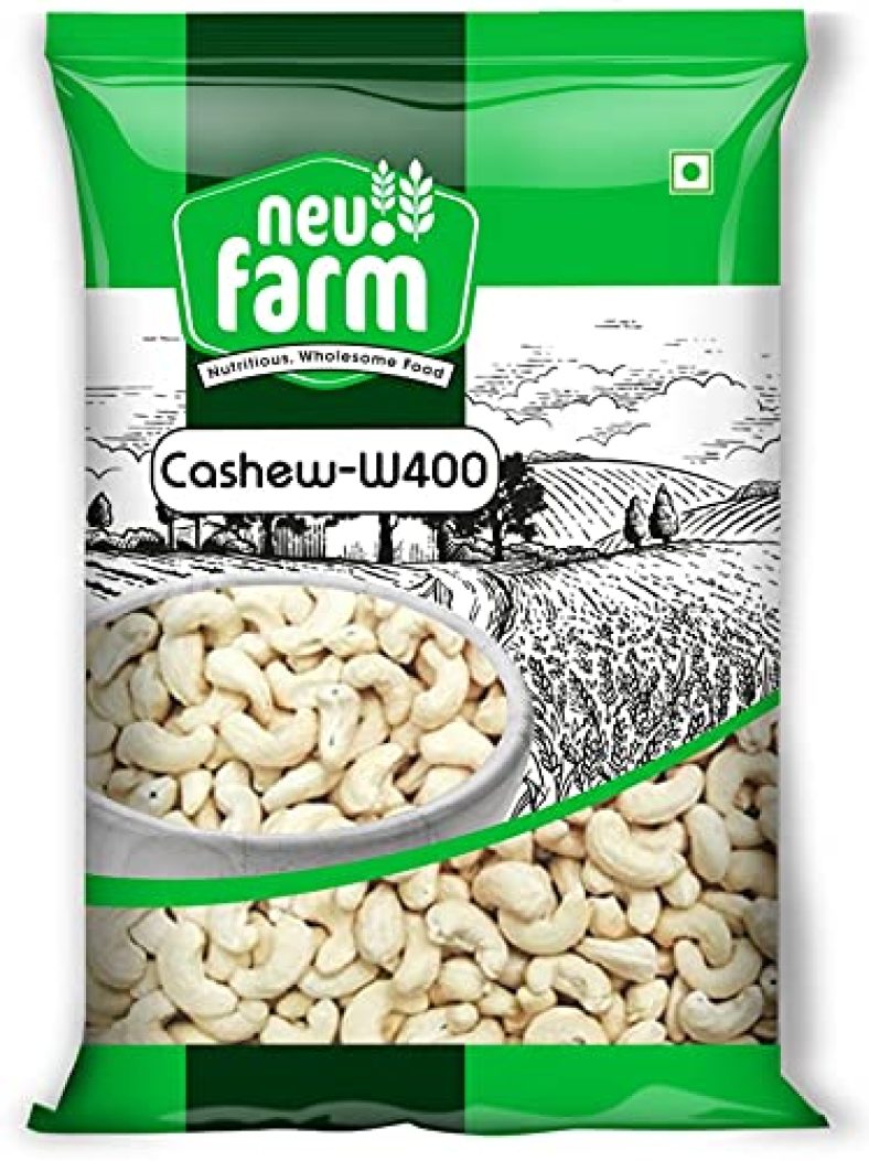 Neu.Farm – Value – Cashew/Kaju – Whole W400 – Cashew Nuts (Small Size) – 1Kg