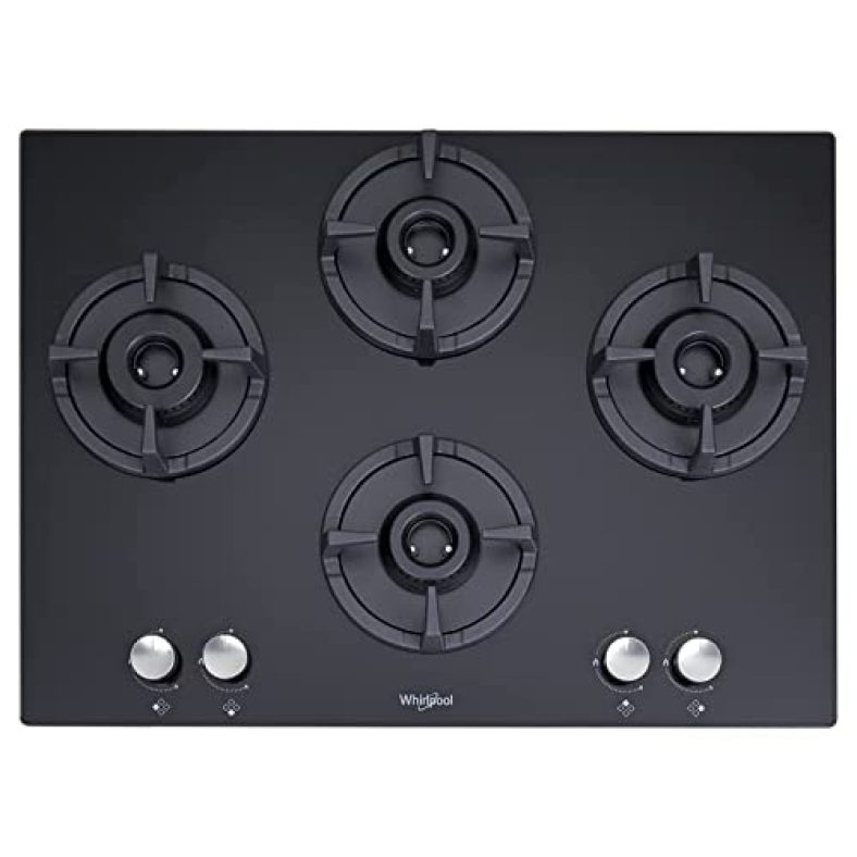 Whirlpool Hob 4 Burner Auto Ignition Gas Stove (Elite Hd 704 Brass Gas Hob)