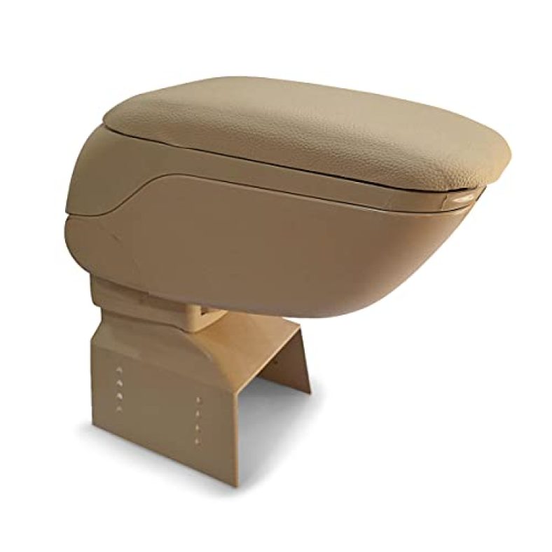 Kingsway Center Console Car Armrest With Storage, Suitable For Fiat Punto Evo, Model Year : 2012-2019, Color : Beige, Plastic, 1 Piece