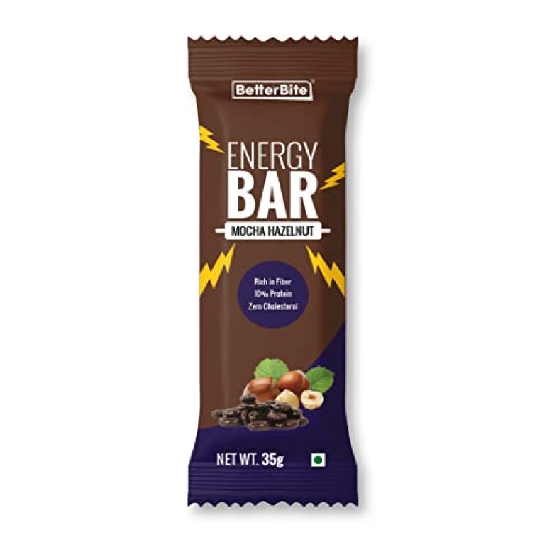 Betterbite Mocha Hazelnut Energy Bar 35Gm (Pack Of 24)