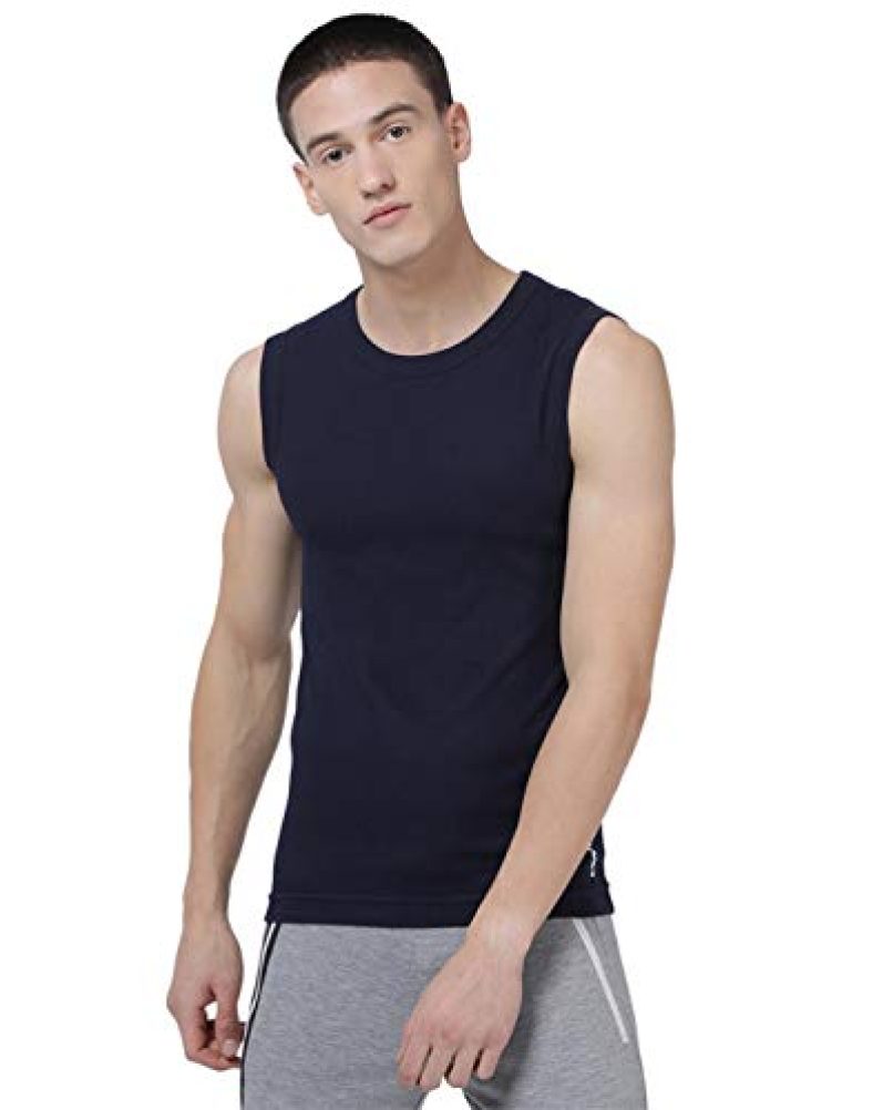 Levi’S Men’S 100 Ca Regular Fit Solid Vest (#014-Vest-Navy-P1_Navy_Xl)