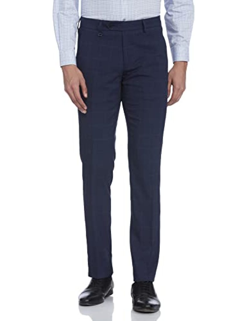 Van Heusen Men’S Slim Pants (Vhtffulf053769_Blue_36)