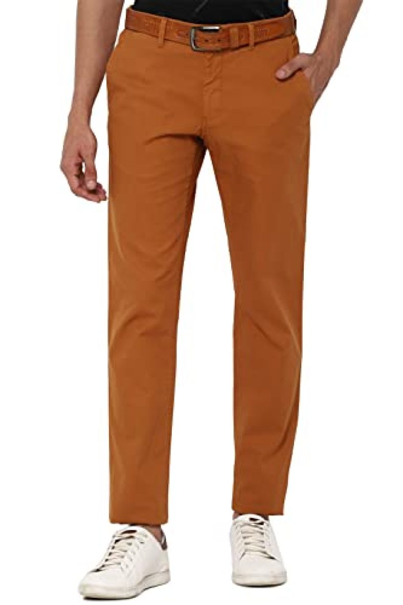 Simon Carter Men’S Slim Casual Pants (Sctfcslh388992_Brown_36)