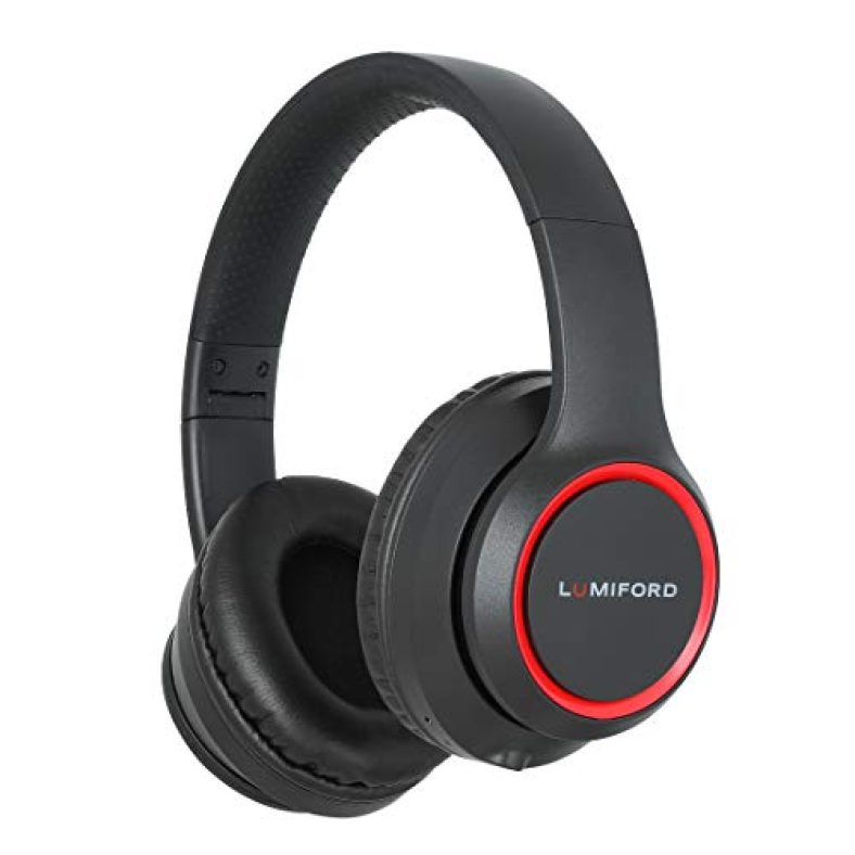Lumiford Hd60 Over-Ear Wireless Headphones With Built-In Mic, Dual Phone Connection Technology (Black)