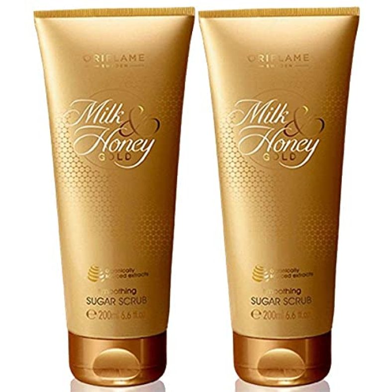 One_Stop_For_Cosmetic Oriflame Milk And Honey Smoothing Sugar Scrub (Pack Of 1)