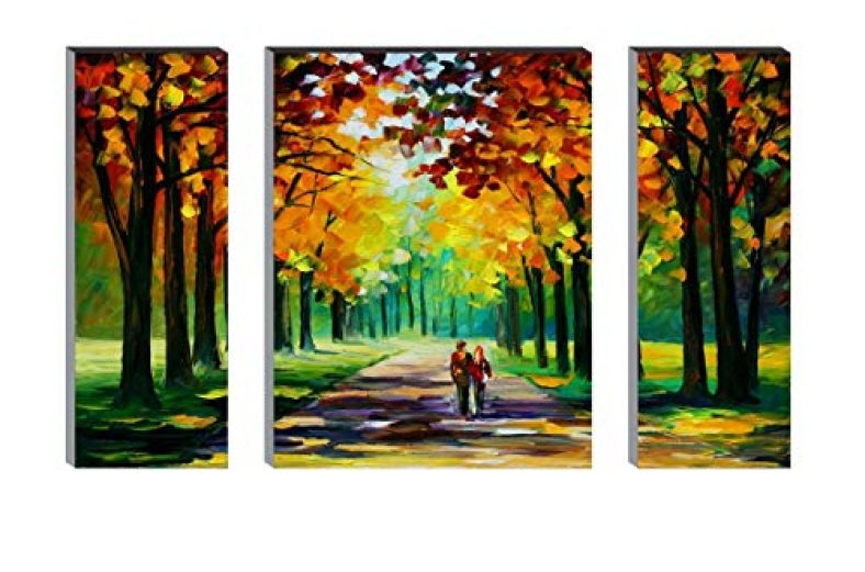 Saf Couple Modern Art Set Of 3 6Mm Mdf Board Digital Reprint Painting 12 Inch X 18 Inch Sanfjmf193