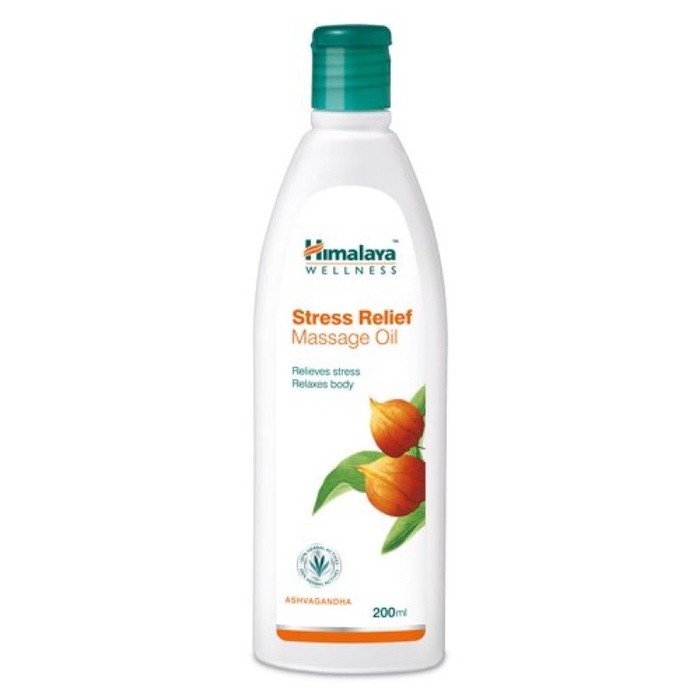 Himalaya Herbals Stress Relief Massage Oil, 200Ml