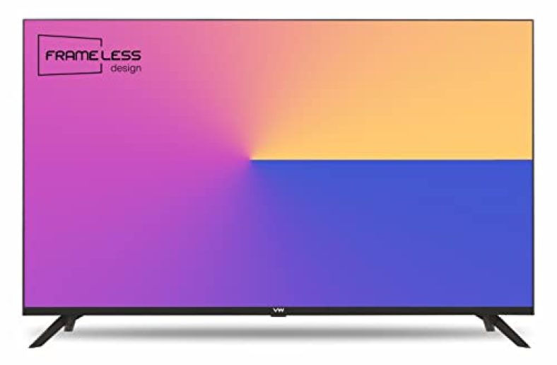 Vw 80 Cm (32 Inches) Premium Frameless Series Hd Ready Led Tv Vw32Afl (Black)