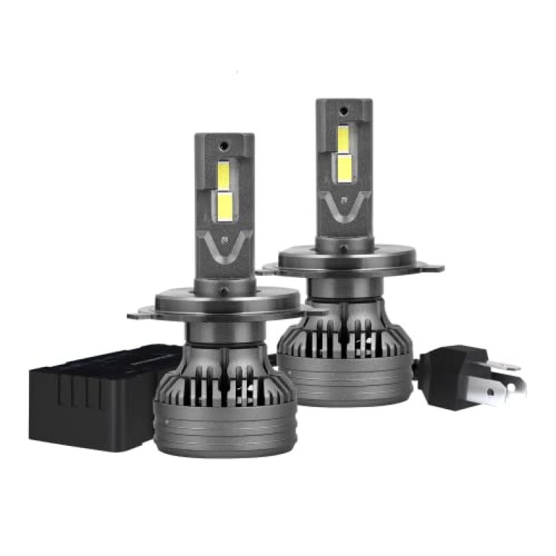 Goldfinch H4 160W Led Headlight Bulbs Conversion Kit 15000Lm, Ip68 Waterproof, 6000K, 80000H+ Lifespan, Direct Replacement & High Performance For Cars (Pack Of 2)