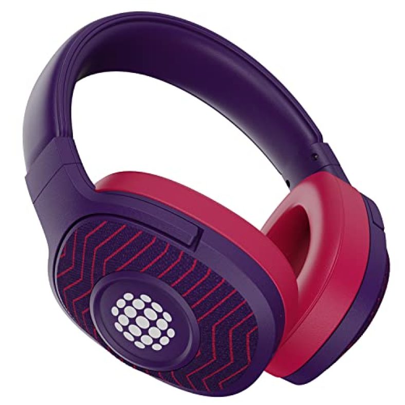 Boat Rockerz 550 Sunburn Edition With 50Mm Drivers, 20 Hours Playback, Physical Noise Isolation And Soft Padded Earcups(Techno Purple)