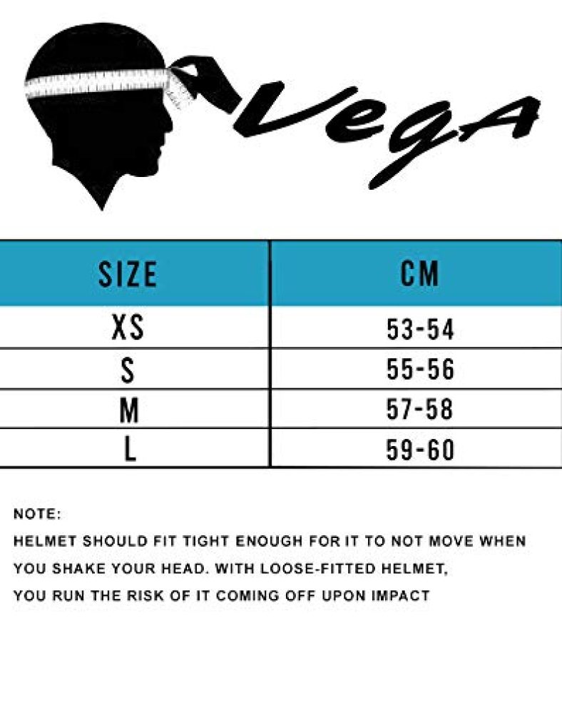 Vega Jet Old School W/Visor White Red Helmet-M