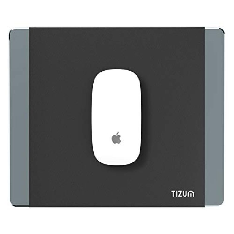 Tizum Z70- Premium Gaming Mouse Pad ,Aluminium Anti-Skid, Pu Mouse Pad For Macbook, Laptop & Desktop (Grey)