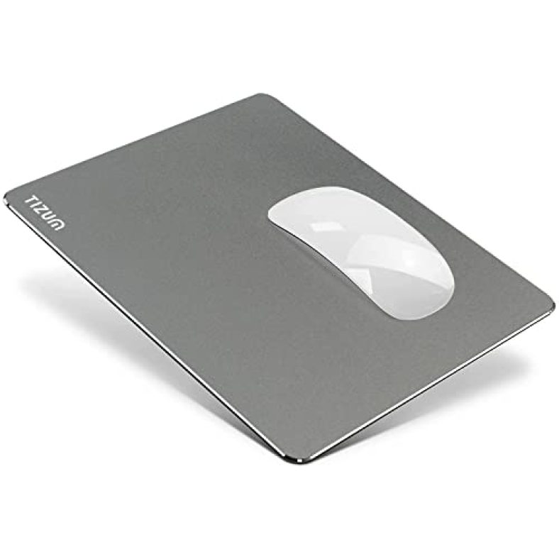 Tizum Z24- Premium Aluminium Mousepad, Anti-Skid Intensive Gaming Mouse Pad For Macbook, Laptop & Desktop (L) – (Grey)