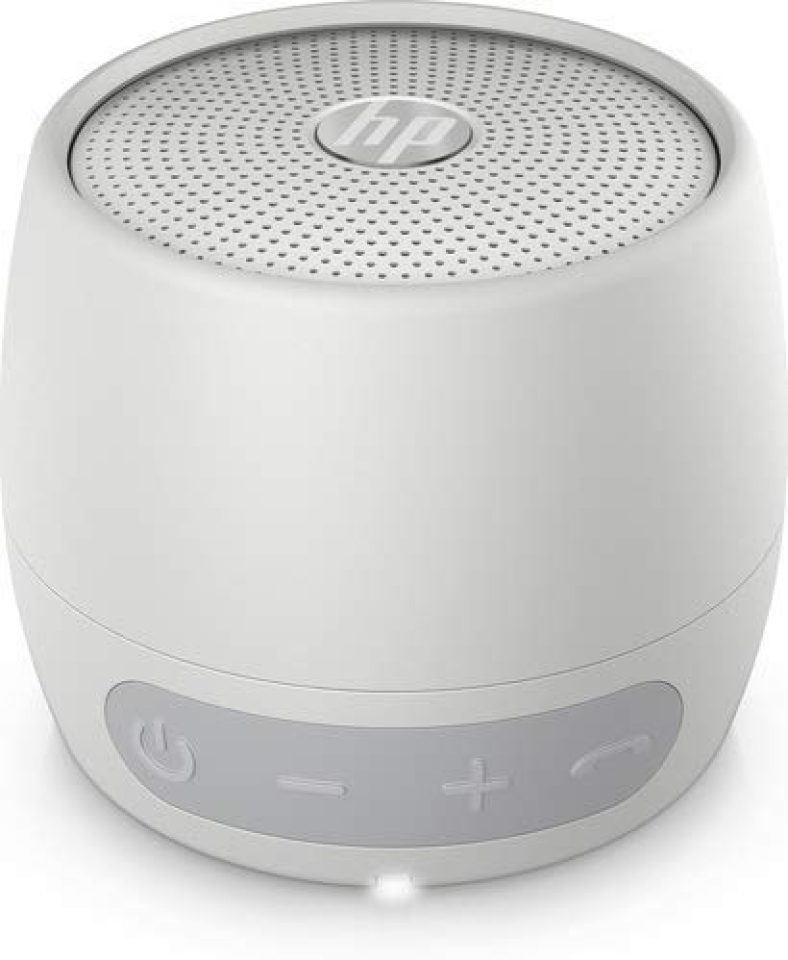 (Renewed) Hp 360 Mono Portable Silver Bluetooth Speaker With Built-In Microphone Ip54 Dust And Water Resistance (2D801Aa)