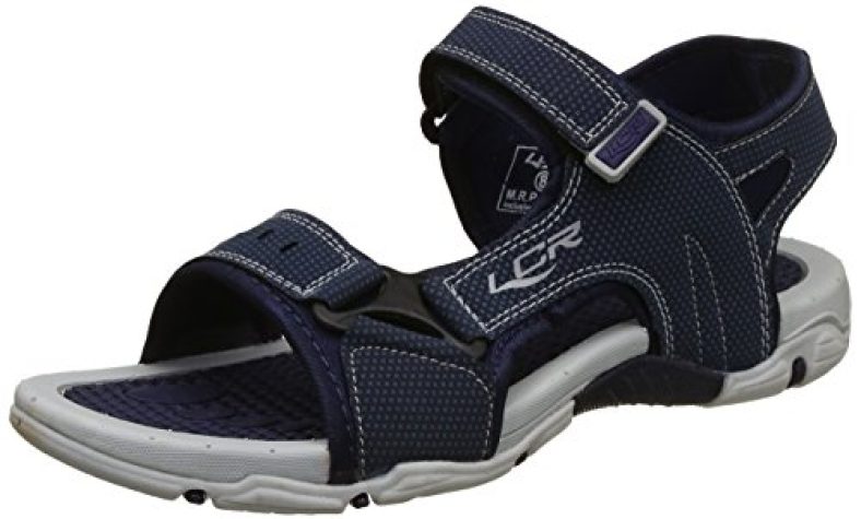 Lancer Men Navyblue-Lightgrey Sandals-7 (Earth-25)