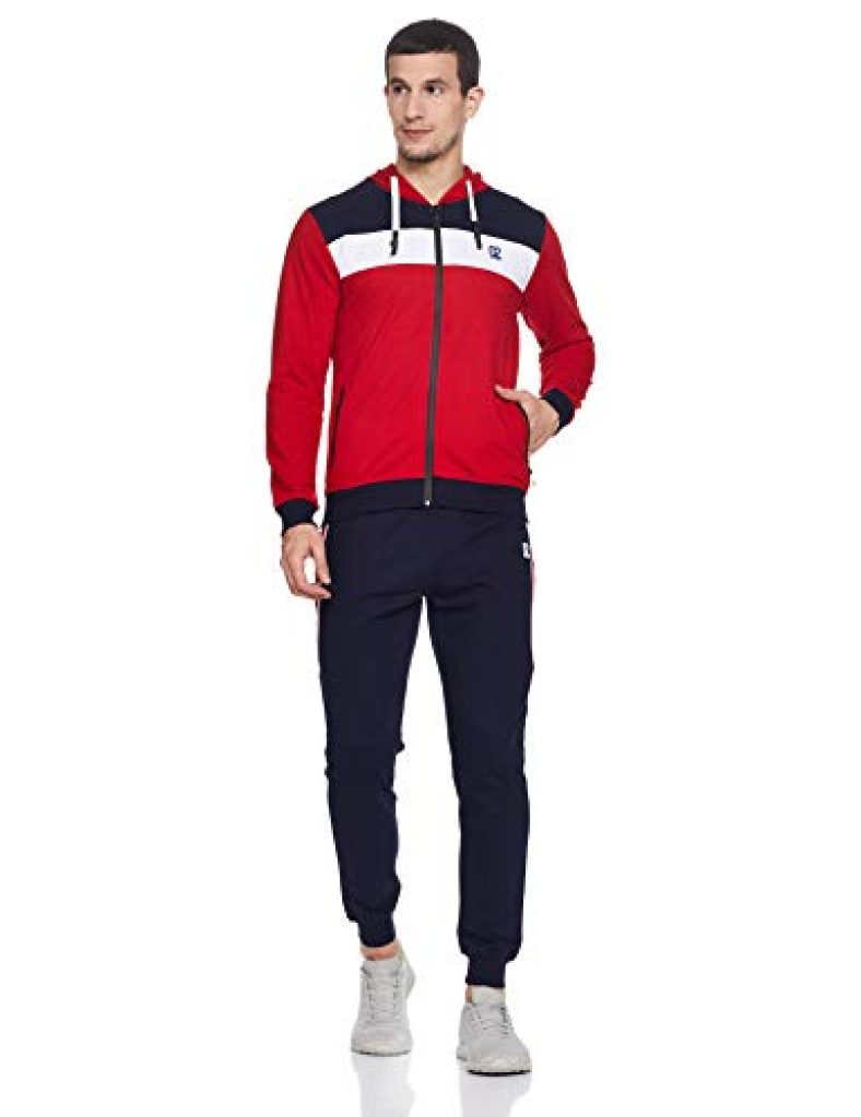 Integriti Men’S Track Suit (Int-Ts-201-F_Red_S)