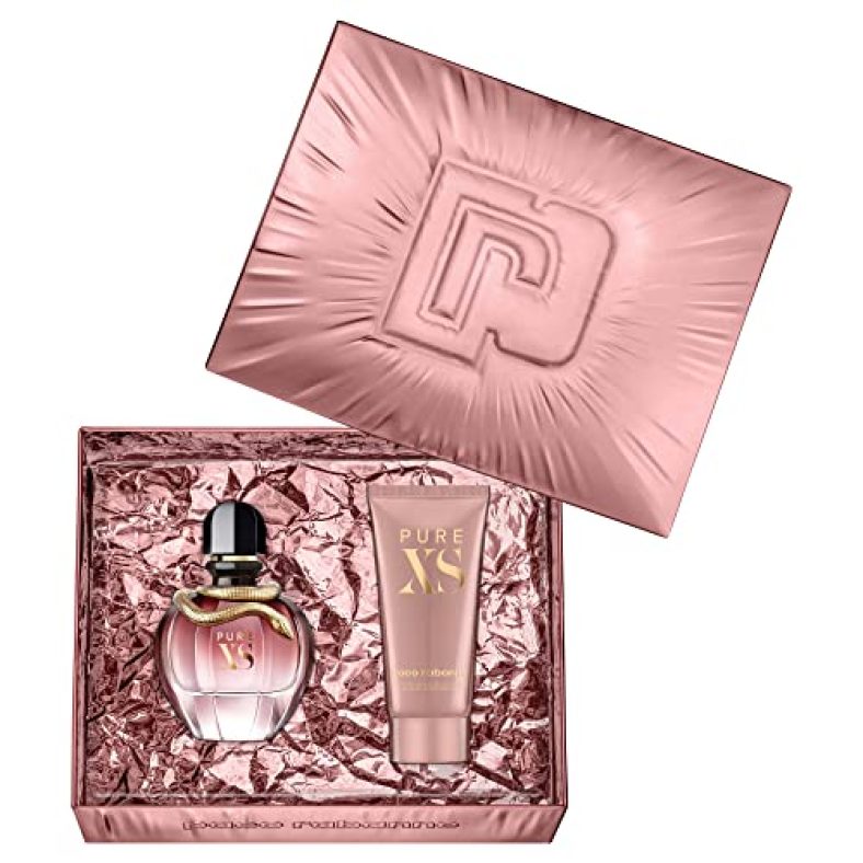 Paco Rabanne Pure Xs For Her Eau De Parfum 80 Ml With Body Lotion 100Ml
