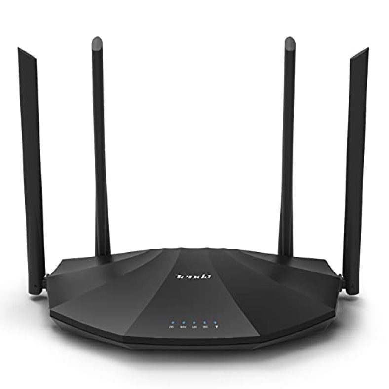 (Renewed) Tenda Ac19 Ac2100 Wi-Fi Router – Dual Band Gigabit Speed Up To 2100 Mbps,A Usb 2.0 Port, Mu-Mimo,5 Gigabit Lan Ports, Easy Setup, Supports Guest Network, Parental Control, Client Filter, Ipv6