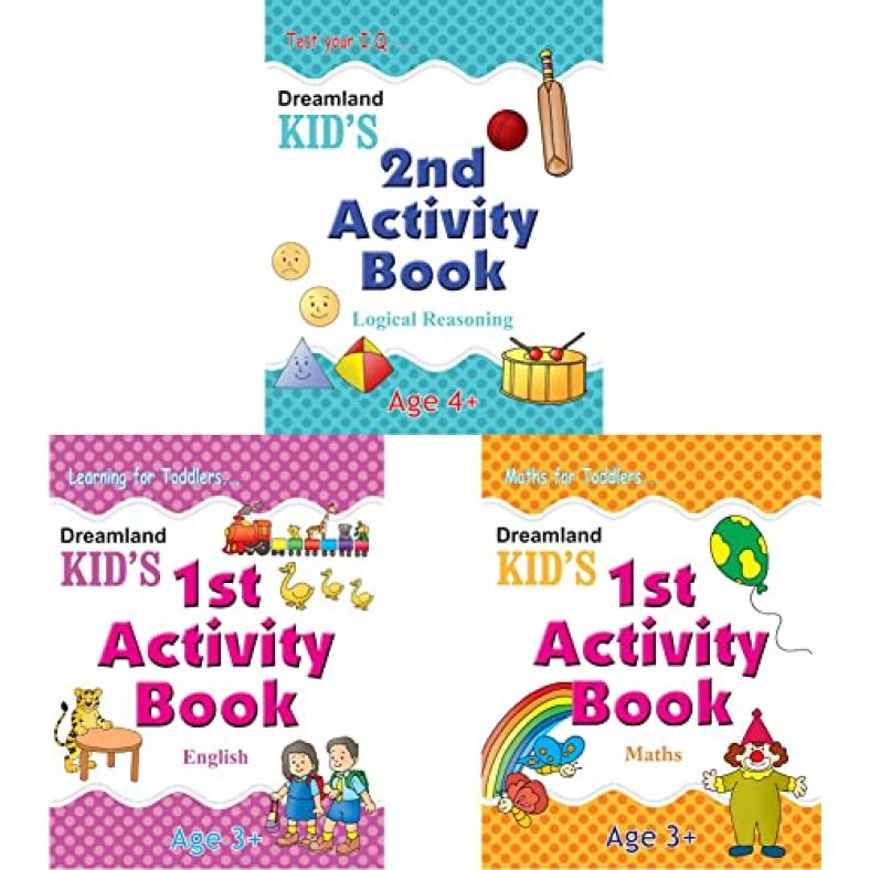 2Nd Activity Book – Logic Reasoning (Kid’S Activity Books)+1St Activity Book – English (Kid’S Activity Books)+1St Activity Book – Maths (Kid’S Activity Books) (Set Of 3 Books)
