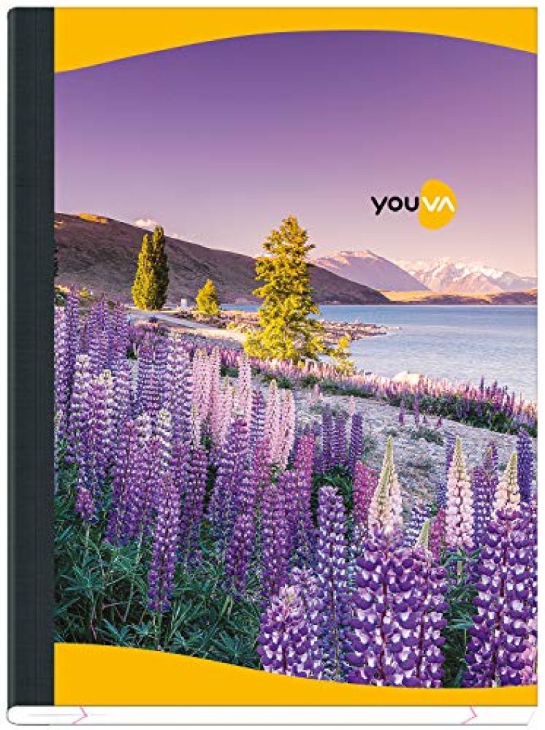 Navneet Youva | Tight Bound | Note Book | 18 Cm X 24 Cm | Red & Blue (With Gap) | 172 Pages | Pack Of 12