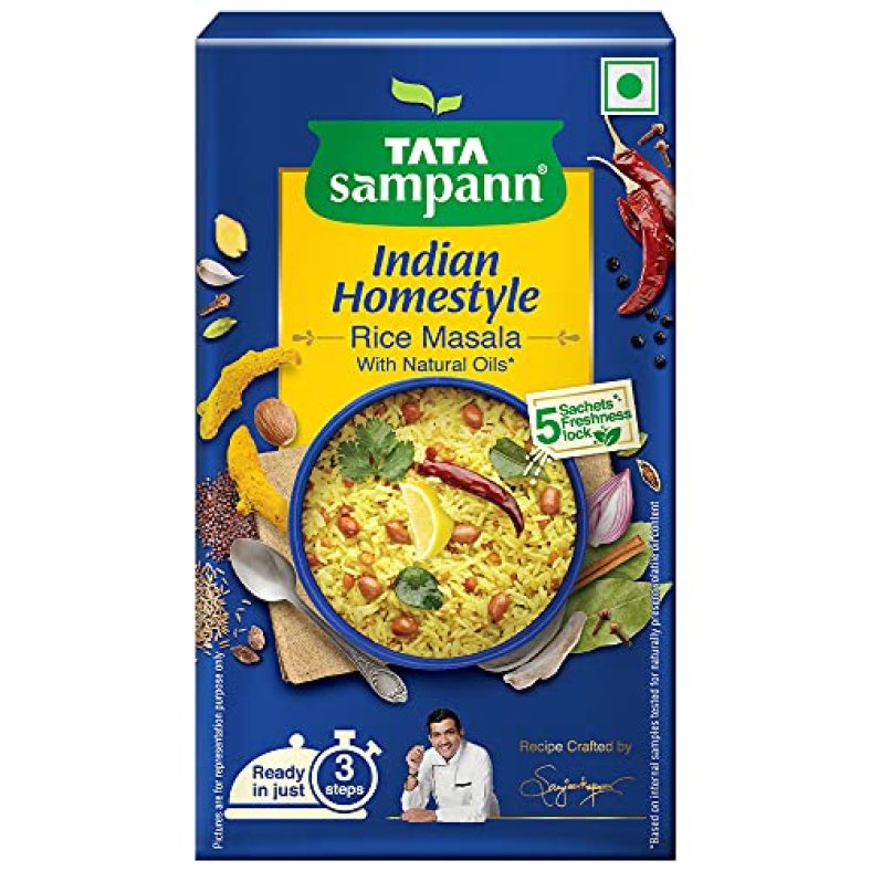 Tata Sampann Indian Homestyle Rice Masala, 100G