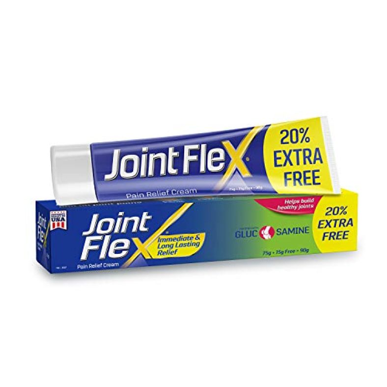 Joint Flex Pain Relief Cream, Long Lasting Pain Relief And Healthy Joints, 90G (75G + 15G Free), Pack Of 2