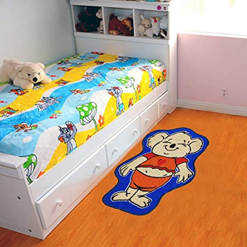 Status Nylon Digital Printed Kids Door Runner Mats House Carpet For Playing Activity In Home (Kids Mat- Pooh – (72 X 45 Cm))