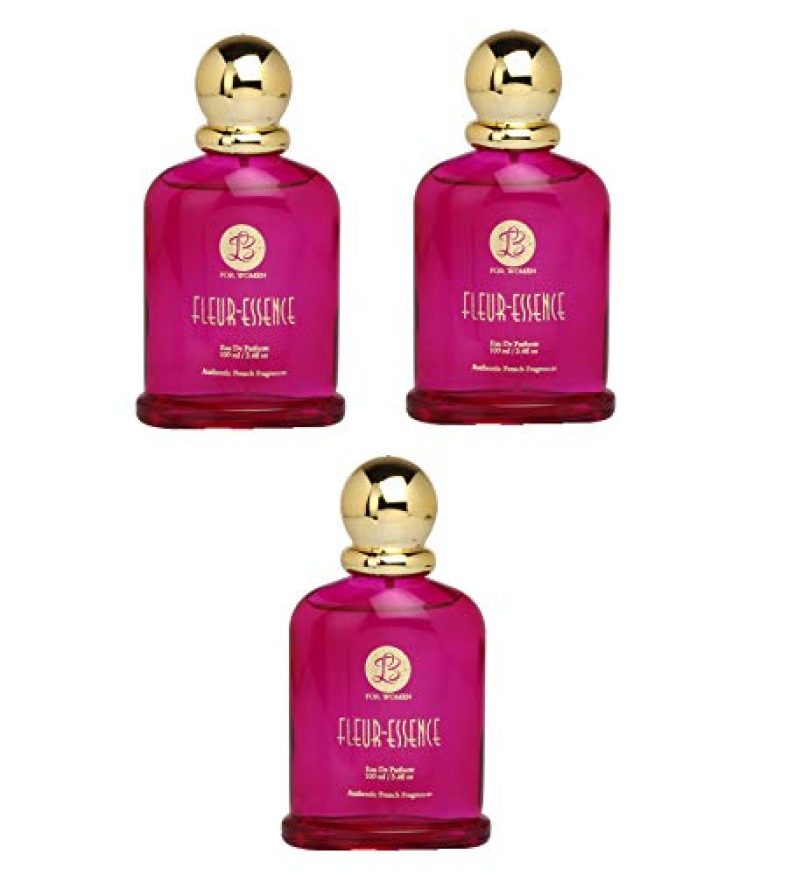 Lyla Blanc Fleur-Essence Perfume Spray For Women Pack Of 3- (100Ml Each)
