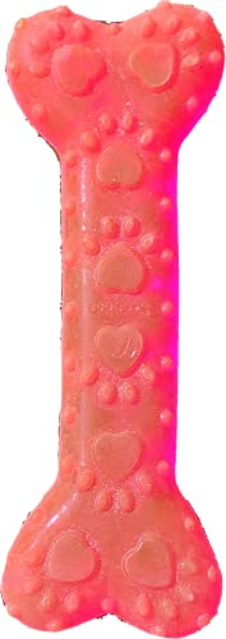 The Pets Company Tpr Dog Bone Chew Toy, Interactive Puppy Teething Toy, 6 Inches