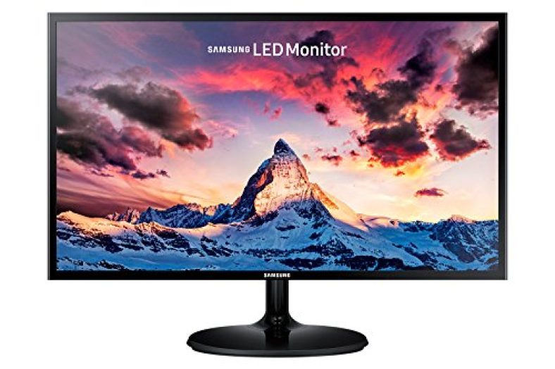 Samsung 23.5 Inch (59.8 Cm) Led Backlit Computer Monitor – Full Hd, Super Slim Ah-Ips Panel With Vga, Hdmi Ports – Ls24F350Fhwxxl (Black)