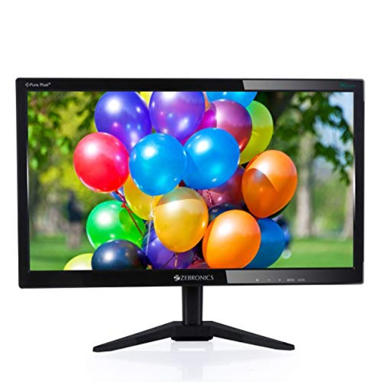 Zebronics 15.6 Inch (39.6 Cm) Led Backlit Computer Monitor – Hd With Vga, Hdmi Ports – Zeb-A16Hd Led (Black)