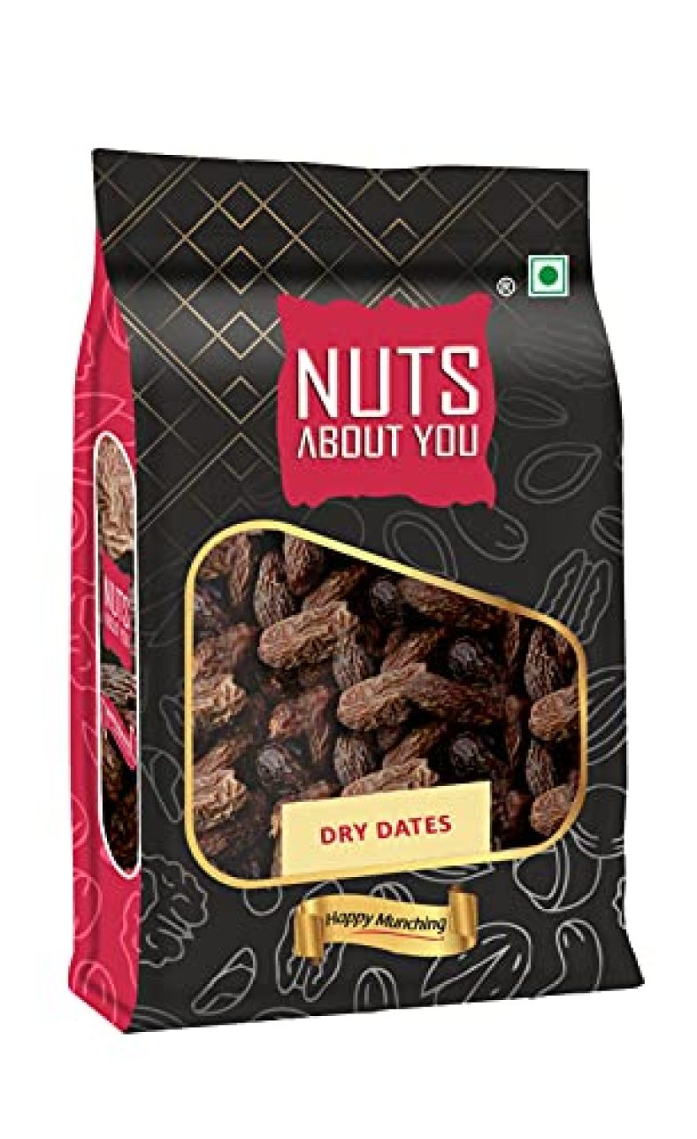 Nuts About You Dry Dates Pouch, 500 G