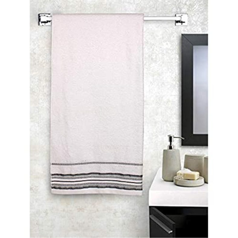 Raymond Home White Cotton Towel