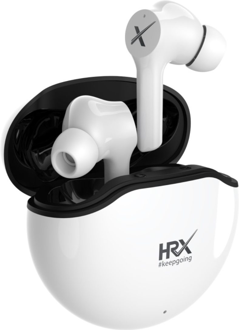 Hrx X-Drops 440G Bluetooth Headset(White, In The Ear)