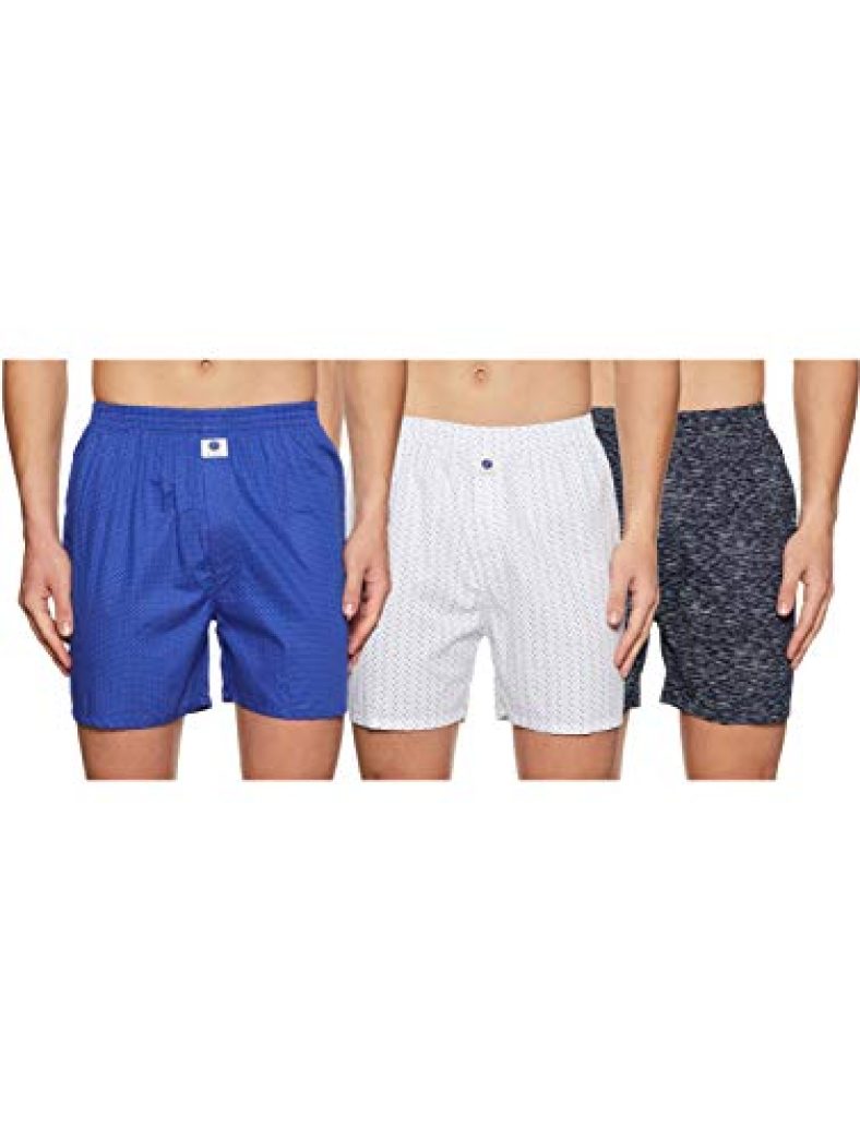 Amazon Brand – Symbol Men’S Cotton Boxer Shorts (Pack Of 1) (Symtribxpo2-52_Multicoloured_S_Multicoloured11_S)