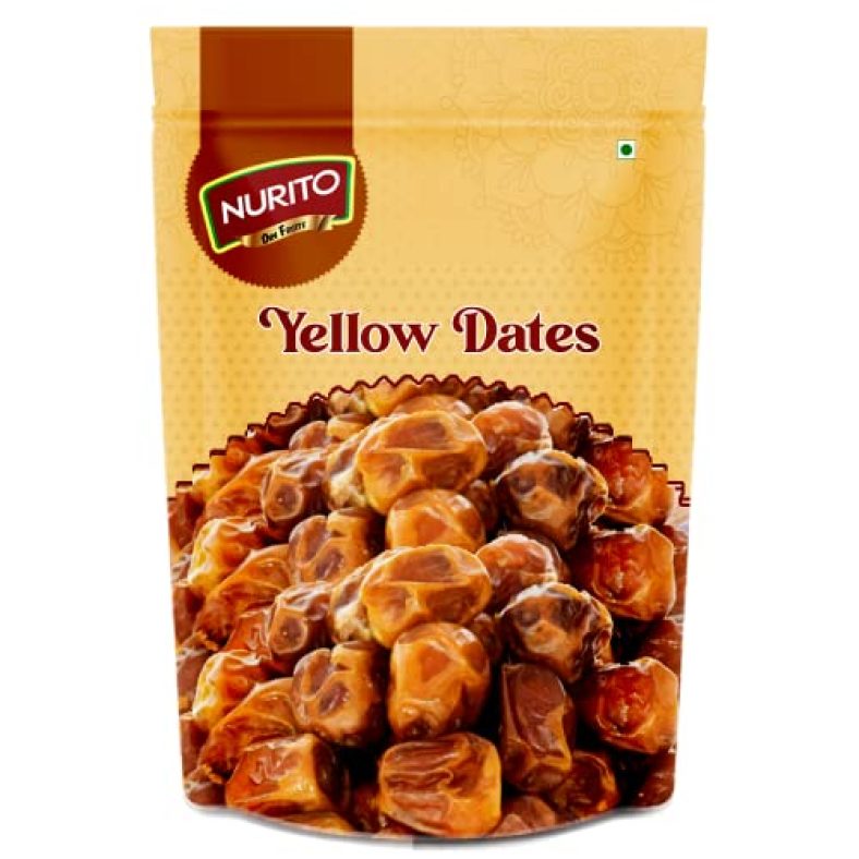 Nurito Premium Dates (Yellow Dates/ Khajoor, 200G)