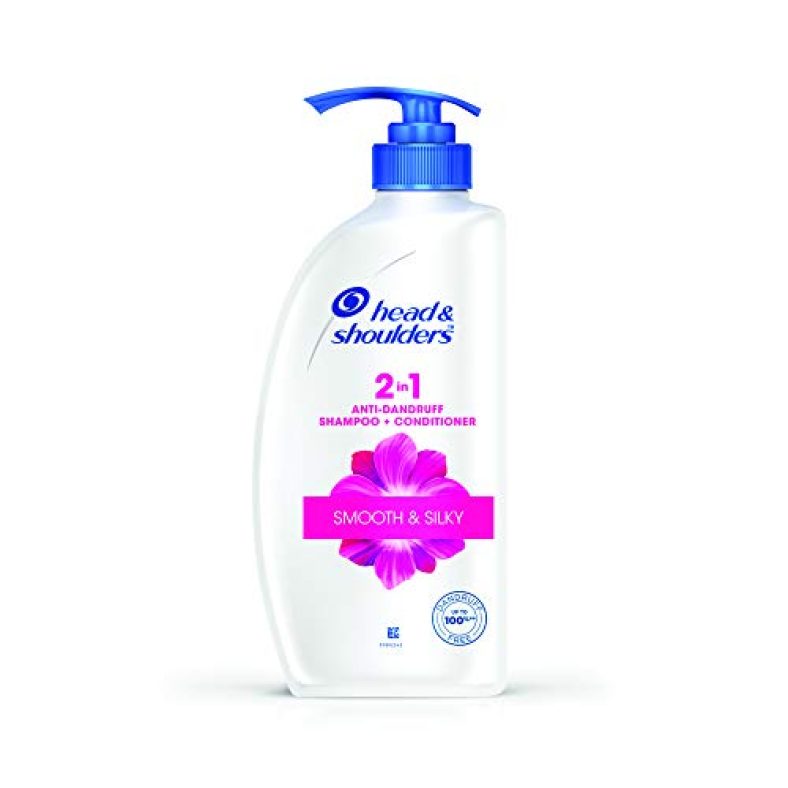 Head & Shoulders 2-In-1 Smooth And Silky Anti Dandruff Shampoo + Conditioner, 650Ml/675Ml