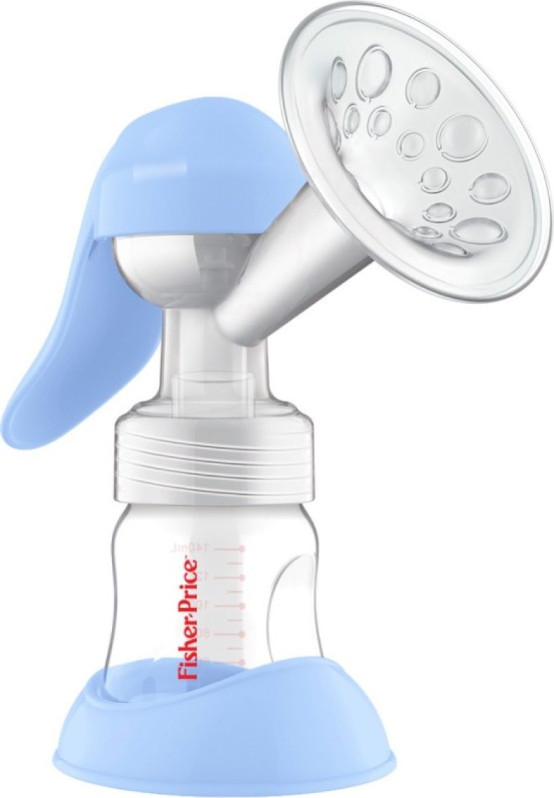 Fisher-Price Manual Breast Pump With Free Nipple Set And Accessories – Fpbp01  – Manual(Blue)