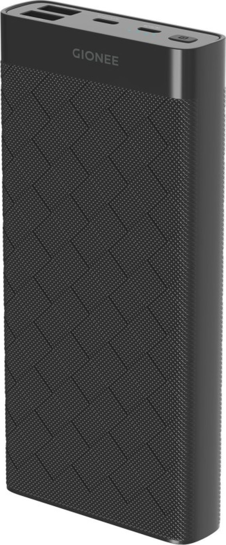 Gionee 20000 Mah Power Bank (15 W, Fast Charging)(Black, Lithium Polymer)