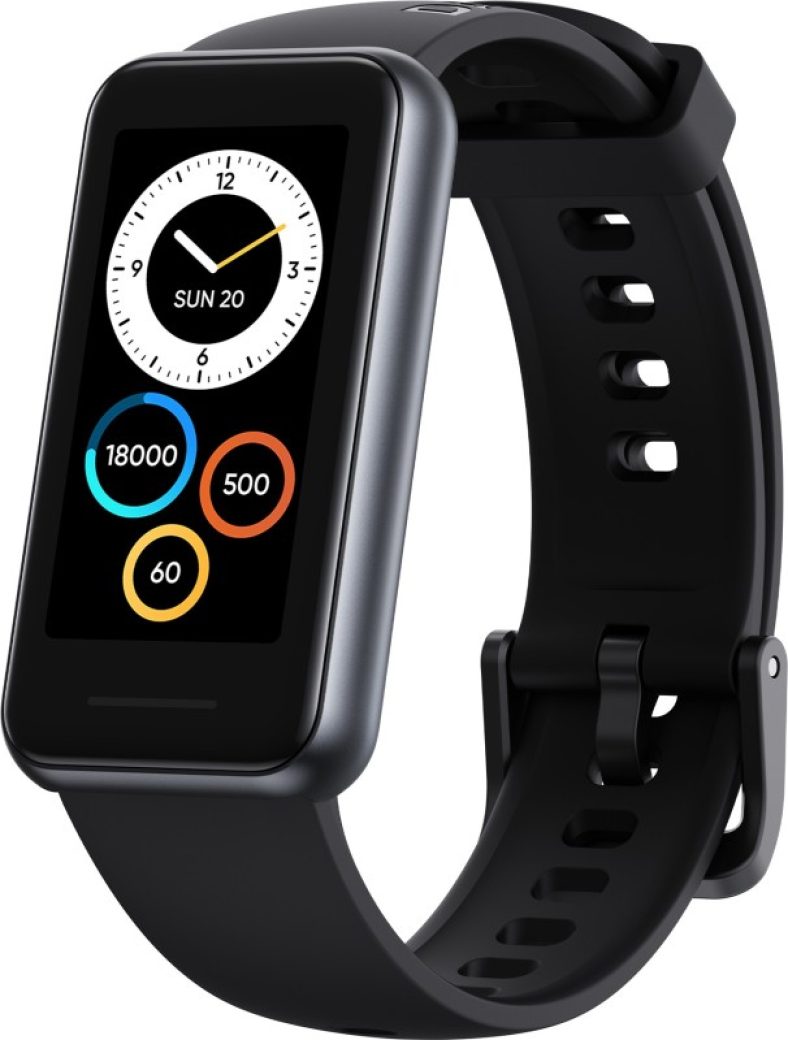 Realme Band 2 With Large 1.4 Hd Display & 5Atm Water Resistance(Grey Strap, Size : Free Size)