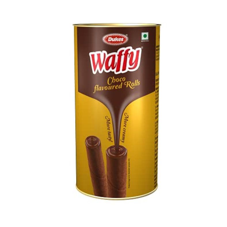 Dukes Waffy Chocolate Flavoured Rolls (300G)