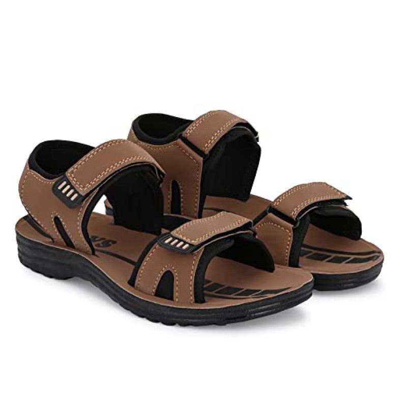 Birde Men Beige Rexine Sandals- Brd-713_7