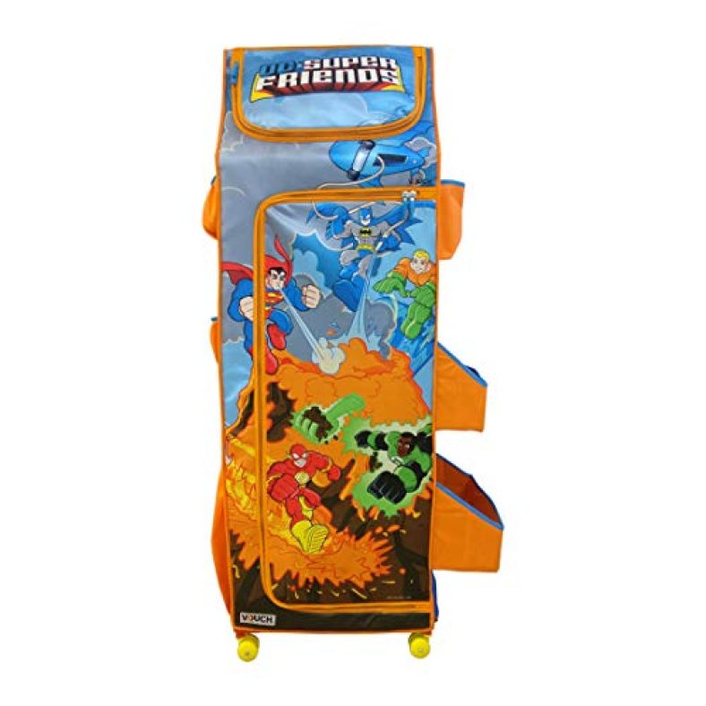 Dc Super Friends Fun Closet 4 Shelves, Kids Folding Wardrobe – Super!